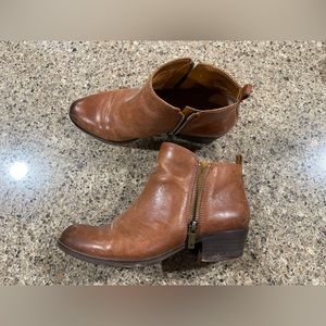 Lucky Brand leather ankle booties